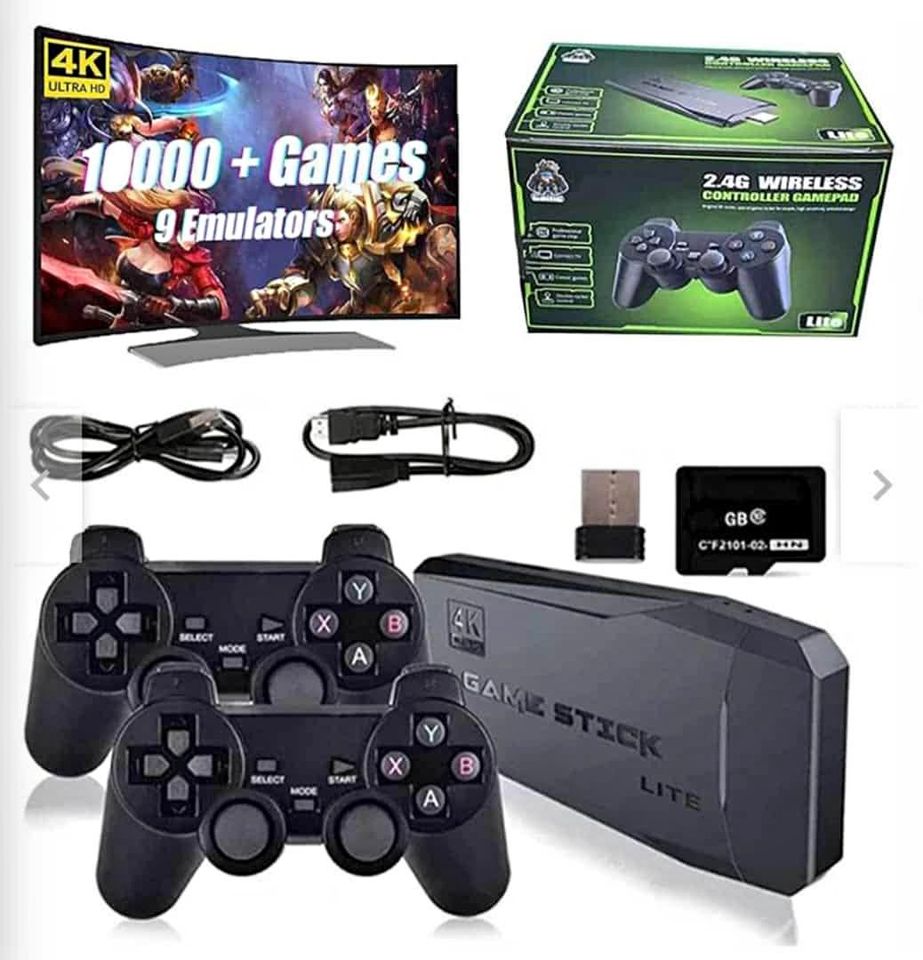 🧑🏼‍🎄Consola🎮 Video Juegos 2 Controles 64gb🧑🏼‍🎄