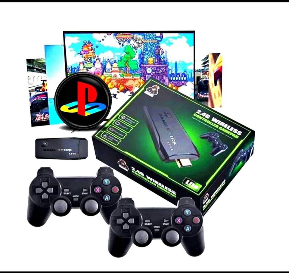 🧑🏼‍🎄Consola🎮 Video Juegos 2 Controles 64gb🧑🏼‍🎄