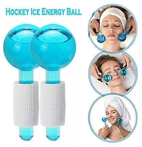 MASAJEADOR FASCIAL GLOBO DE HIELO X2