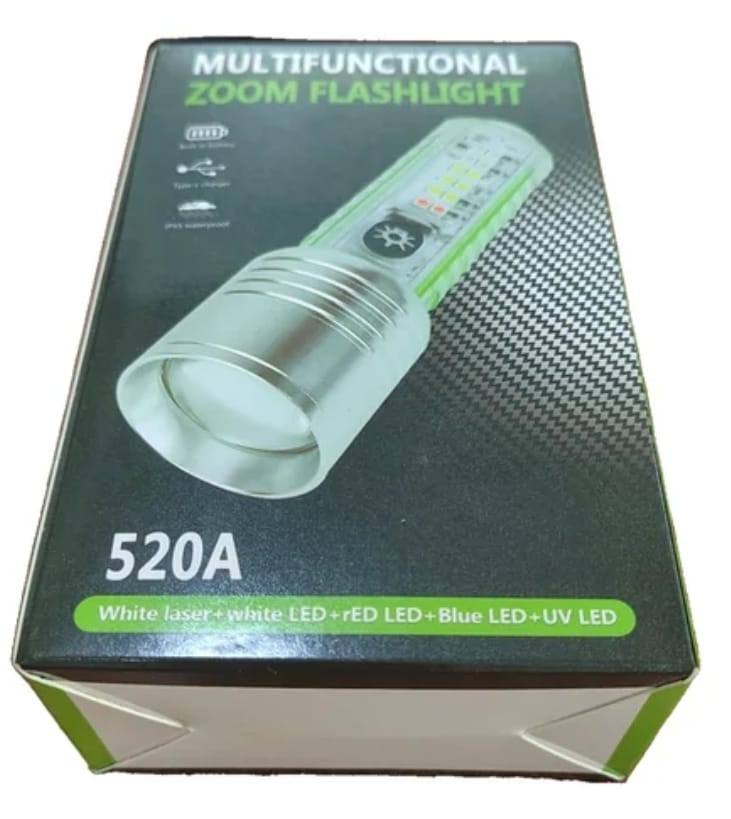 Linterna Multifuncional Recargable 30W