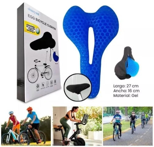 COJÍN GEL PARA BICICLETAS SILLÍN FORRO